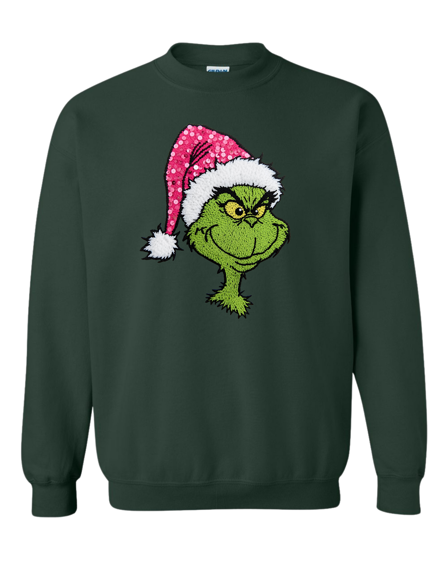 Sparkle Grinch Crewneck