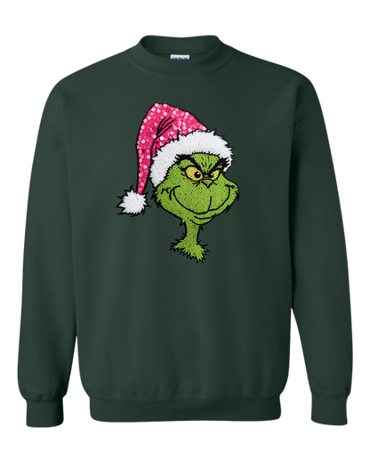 Sparkle Grinch Crewneck