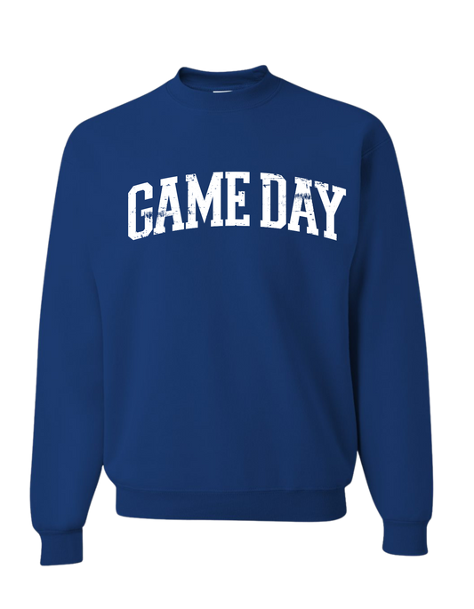GAME DAY Arched Logo Crewneck