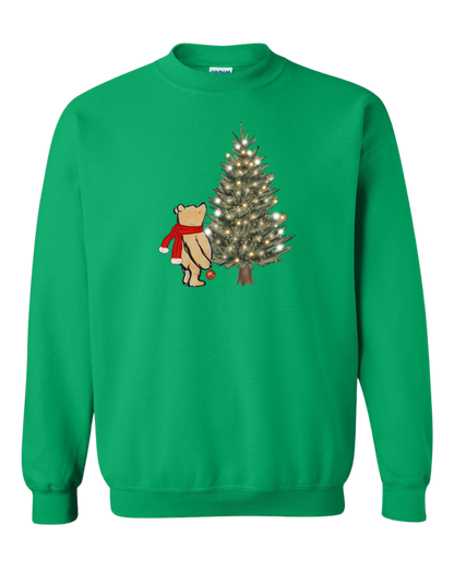 Winnie Christmas Tree Crewneck