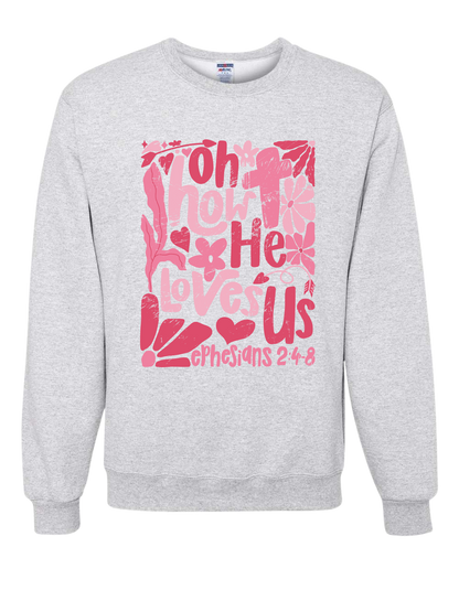 Ephesians 2:4-8 Crewneck