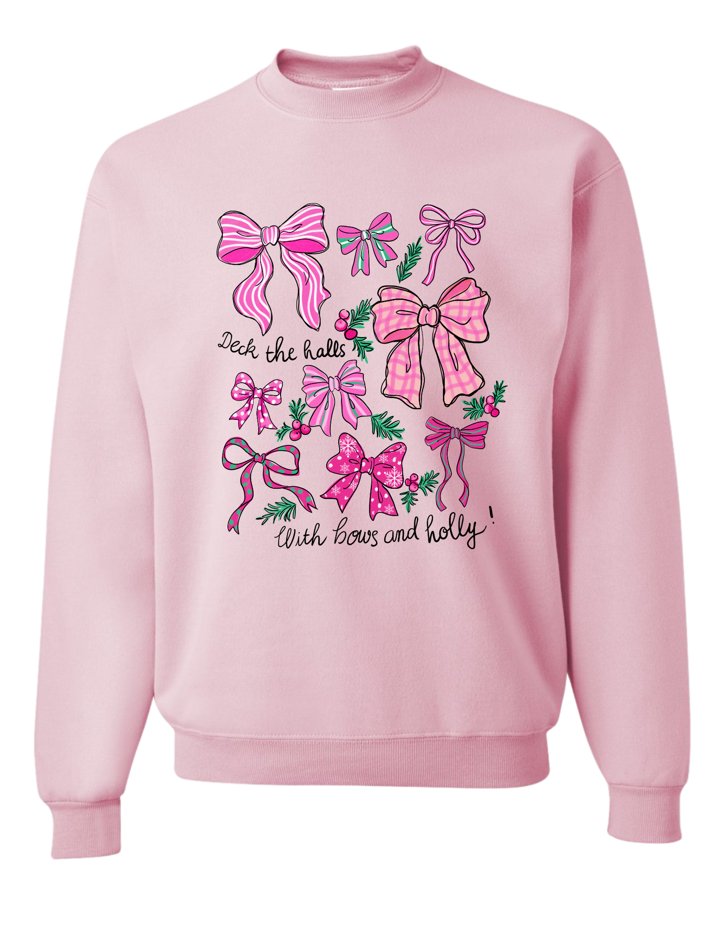 Bows & Holly Crewneck