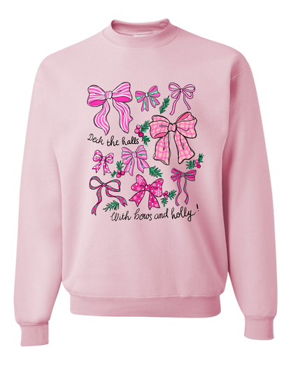Bows & Holly Crewneck
