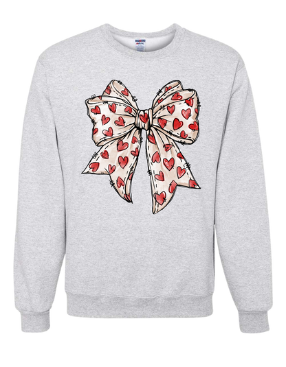 Bow of Hearts Crewneck