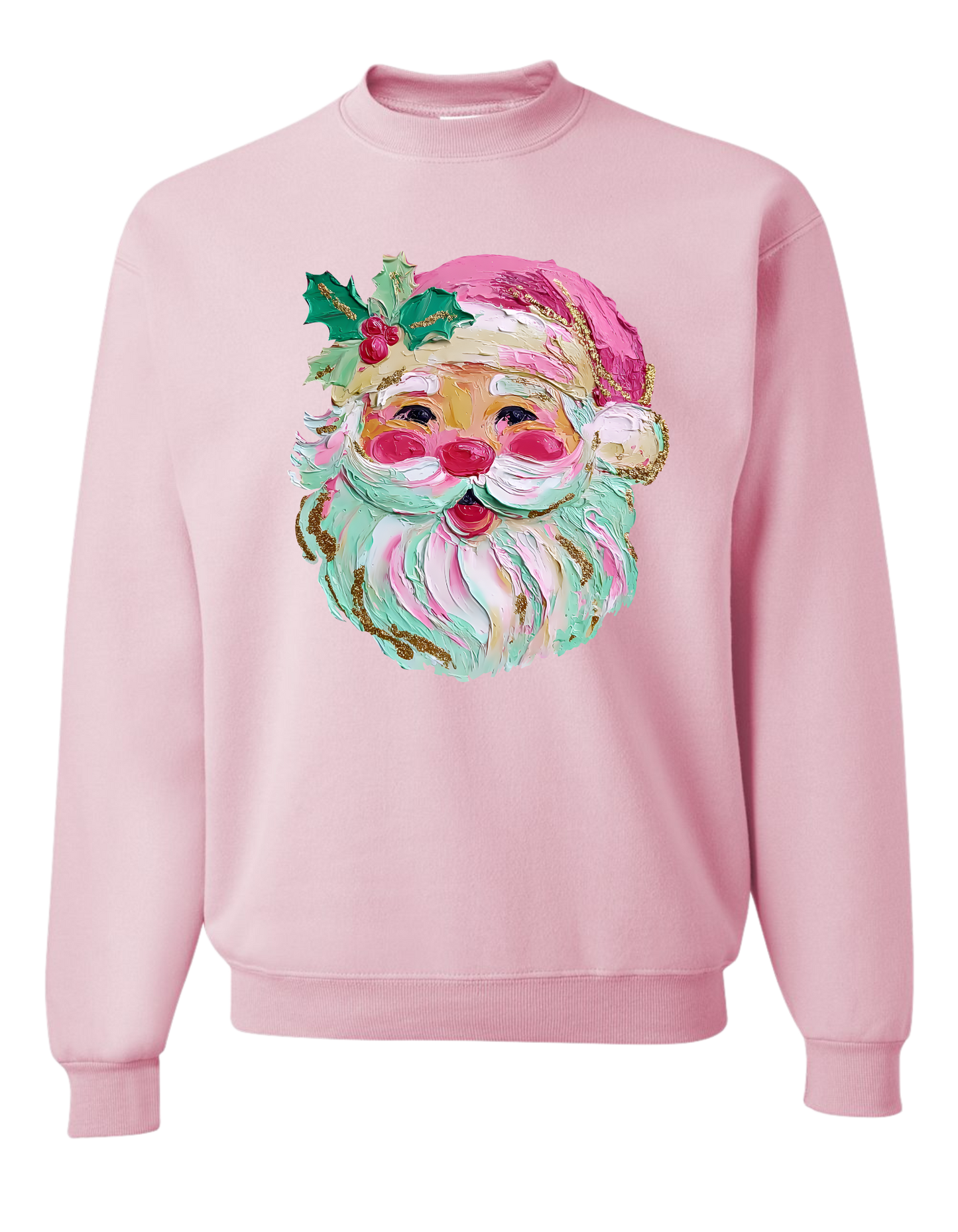 Painted Santa Crewneck