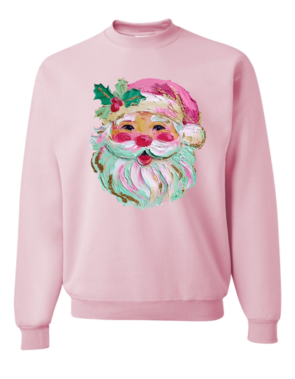 Painted Santa Crewneck