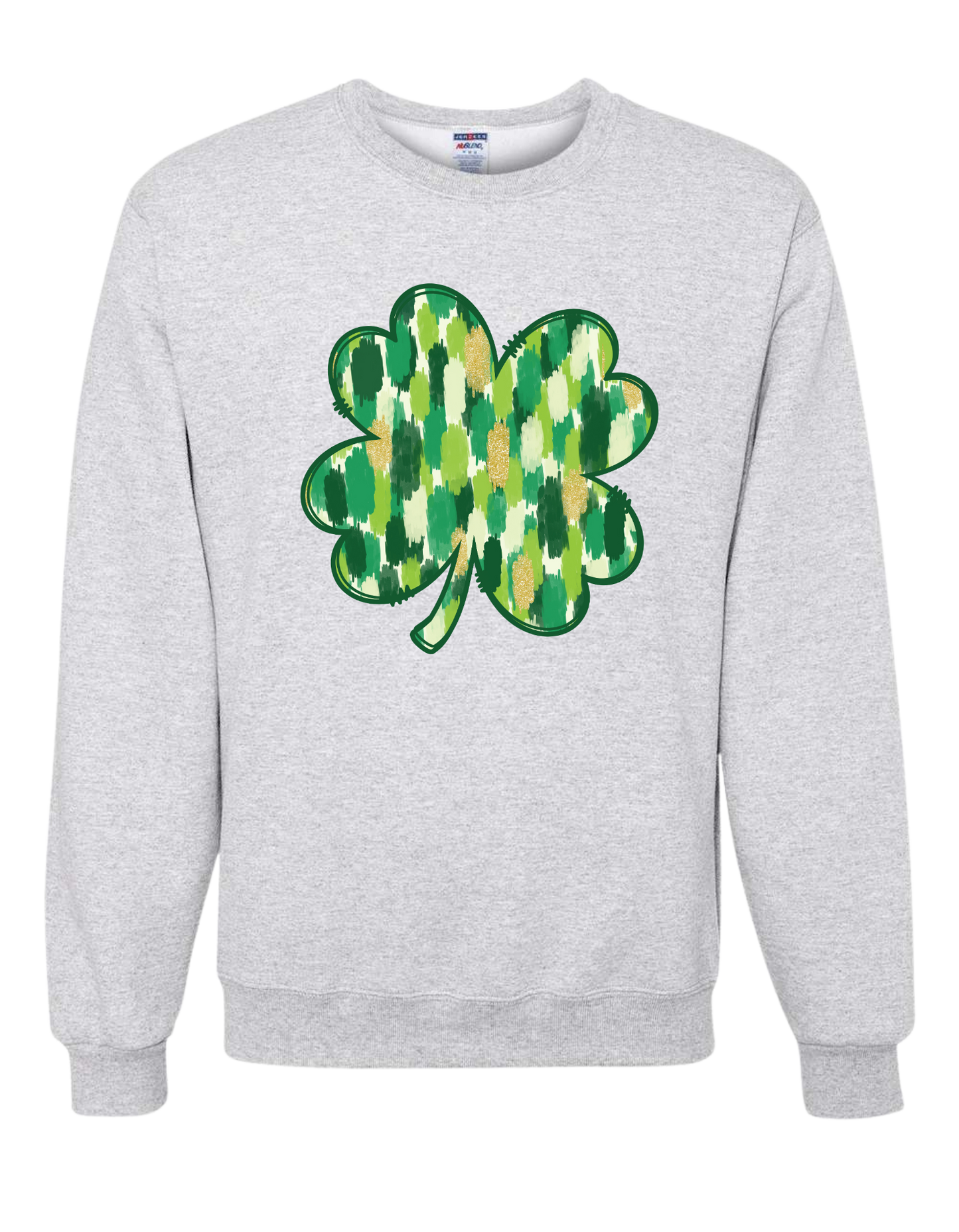 Camo Clover Crewneck