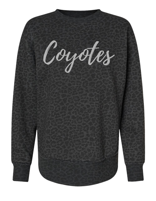 Coyotes Leopard Crewneck