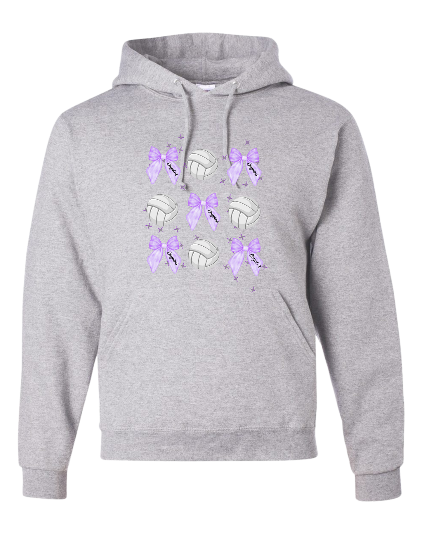 Coyotes Coquette Volleyball Hoodie