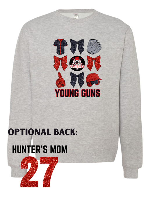 YG Coquette Bow  CREWNECK