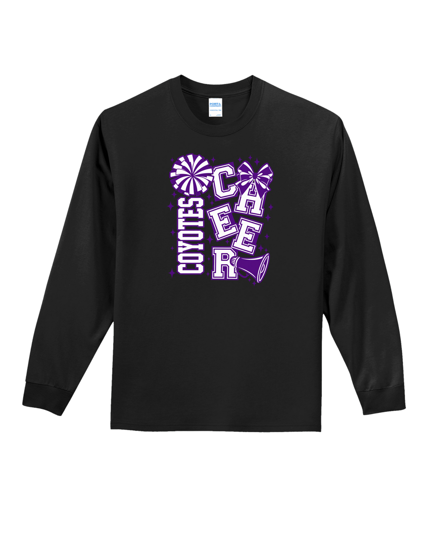 Coyotes Staggered Cheer Long Sleeve