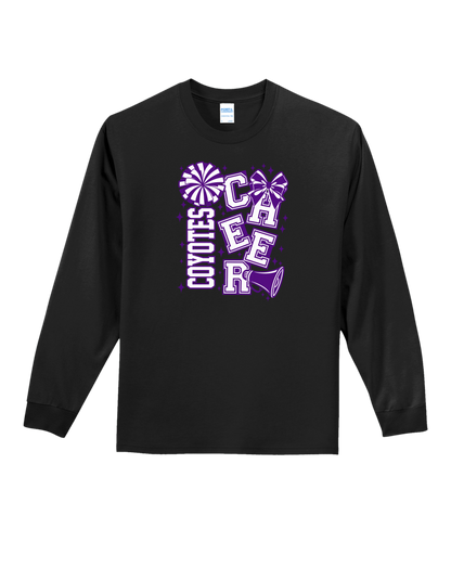 Coyotes Staggered Cheer Long Sleeve