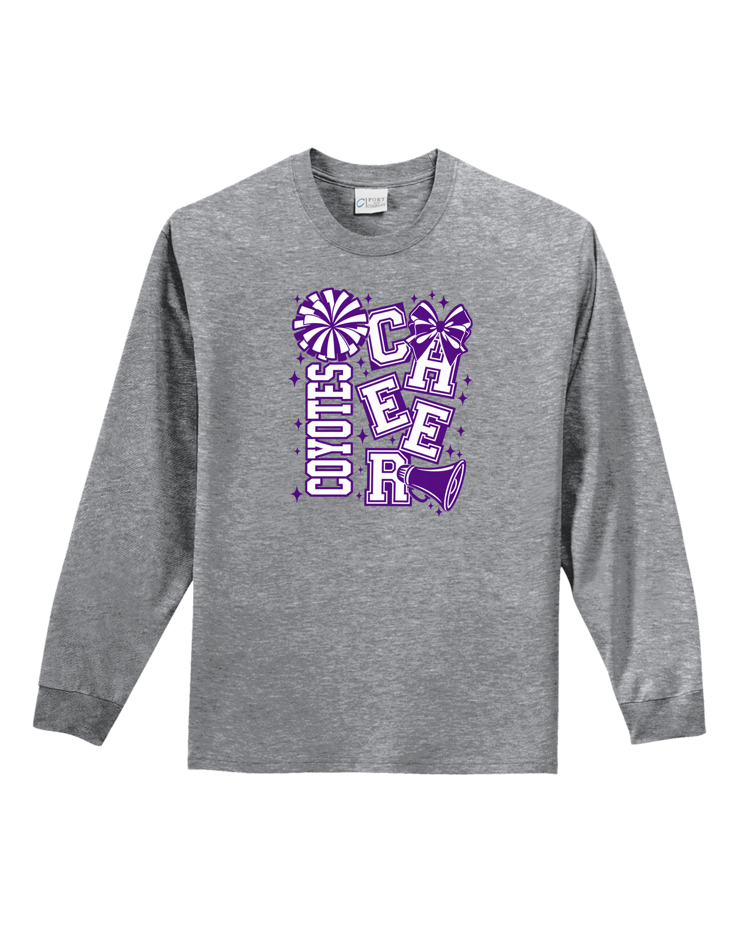 Coyotes Staggered Cheer Long Sleeve