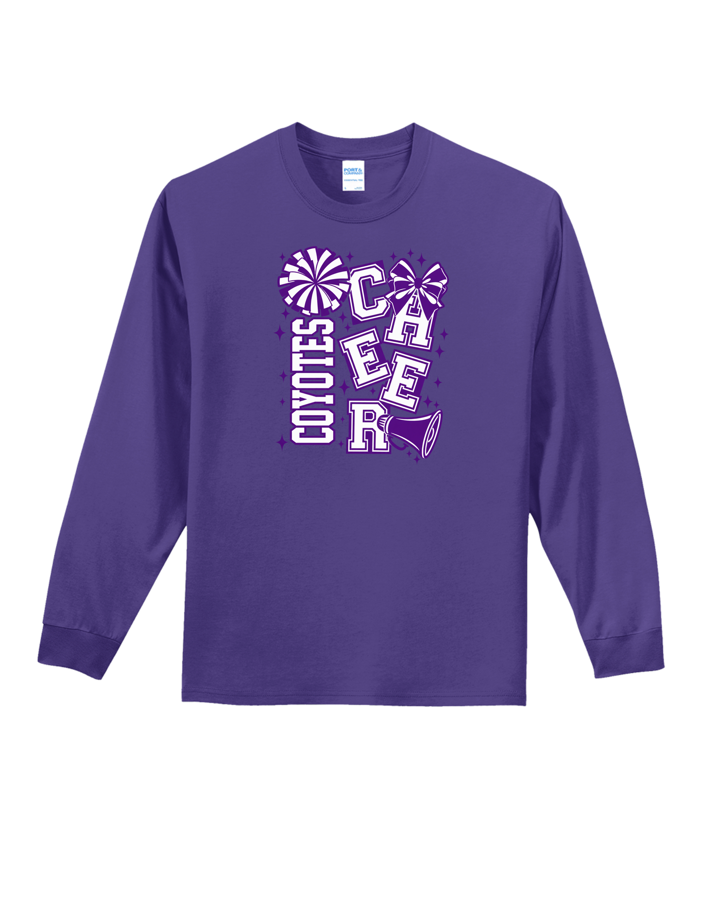 Coyotes Staggered Cheer Long Sleeve