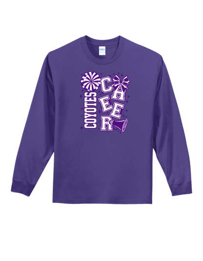 Coyotes Staggered Cheer Long Sleeve