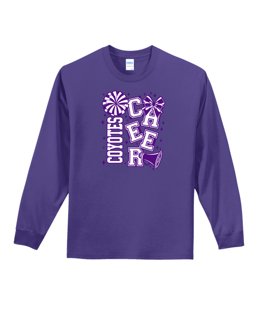 Coyotes Staggered Cheer Long Sleeve