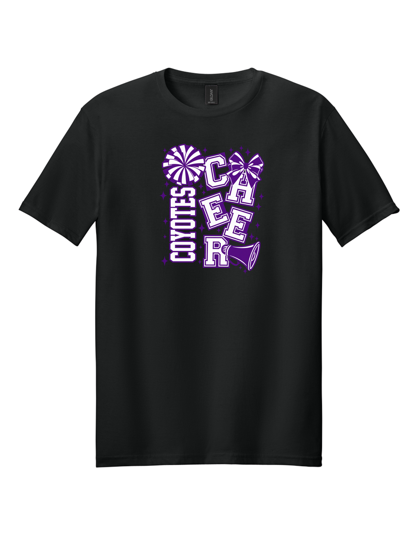 Coyotes Staggered Cheer T-Shirt