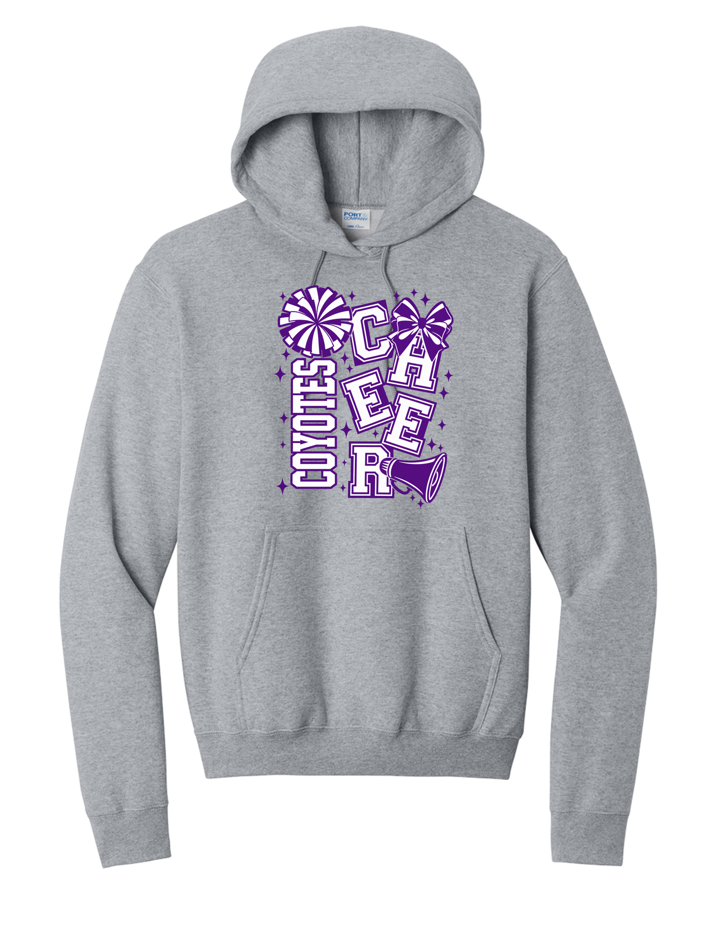 Coyotes Staggered Cheer Hoodie