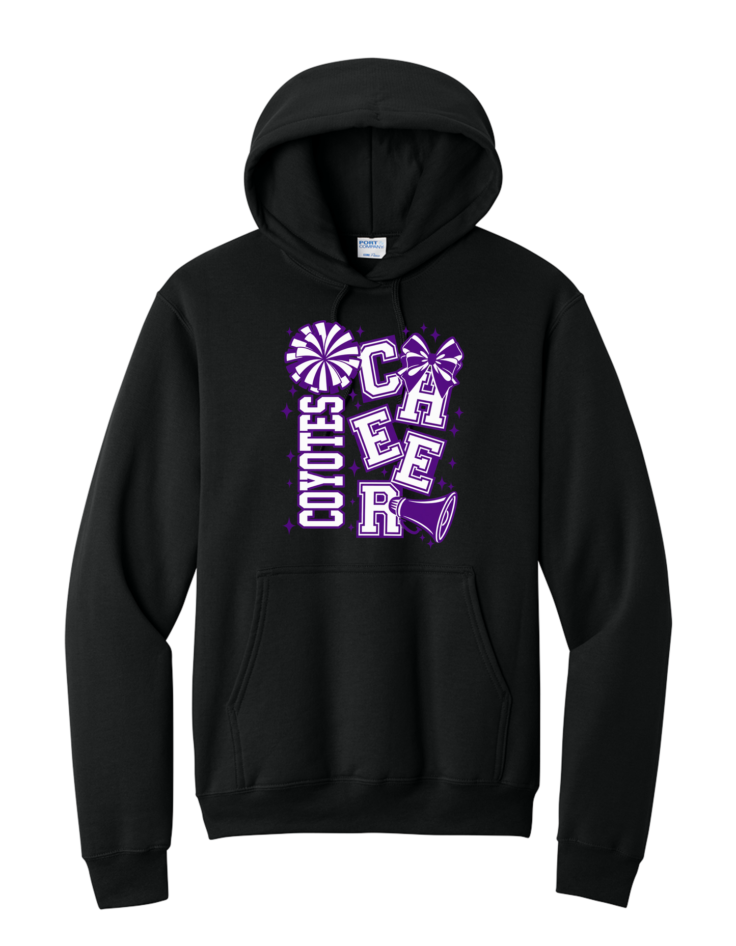 Coyotes Staggered Cheer Hoodie