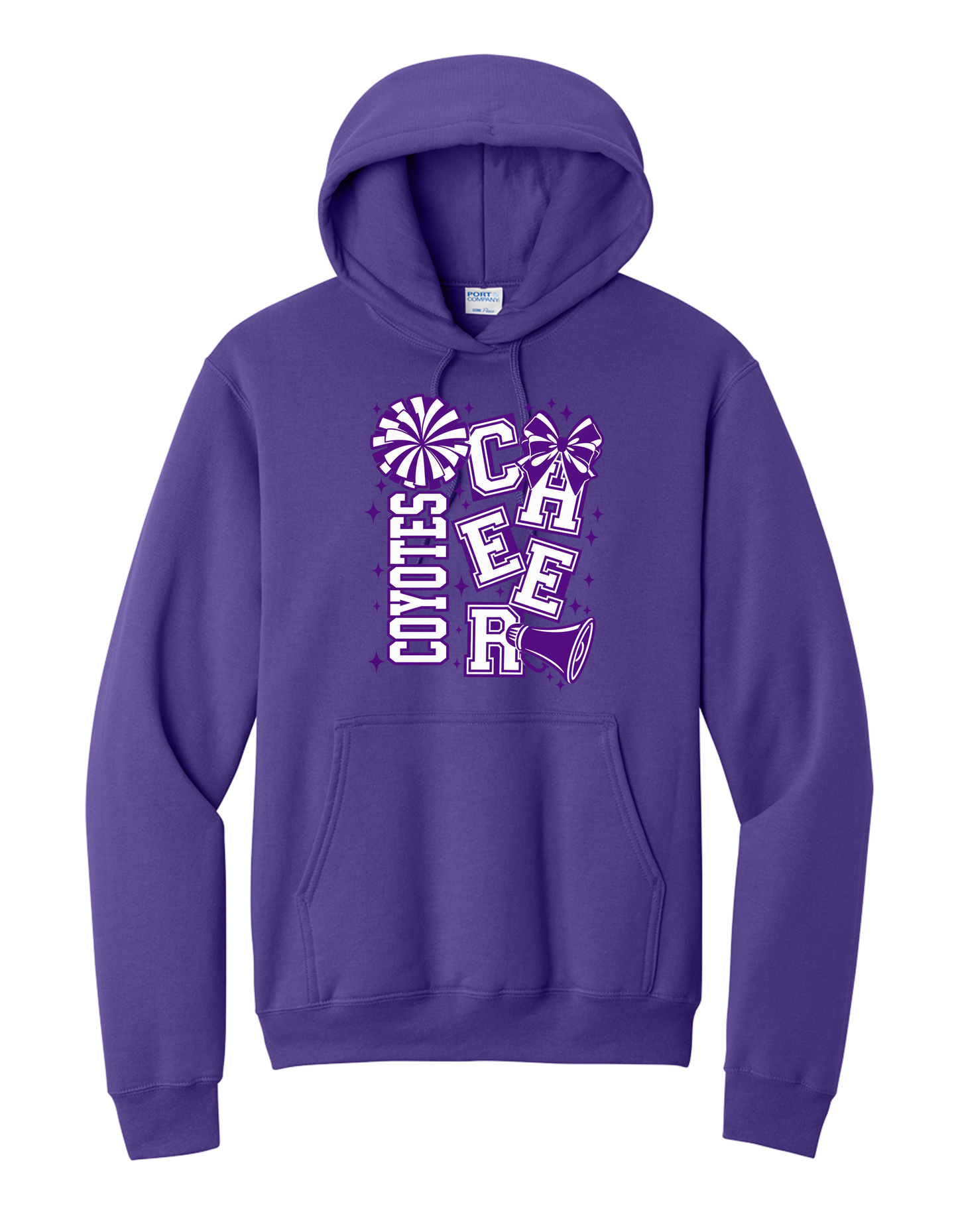 Coyotes Staggered Cheer Hoodie