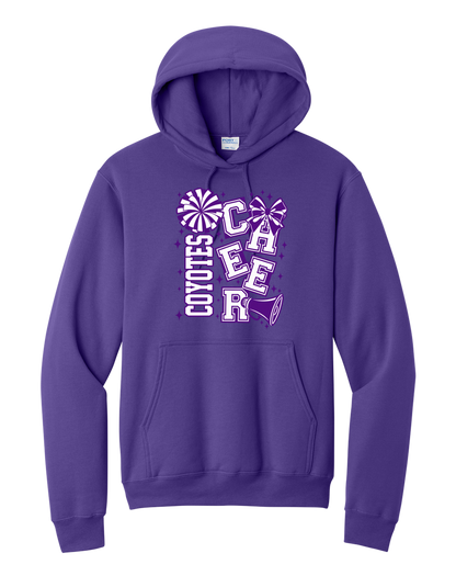 Coyotes Staggered Cheer Hoodie