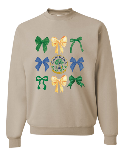 Carolina Achieve Coquette Bow Crewneck
