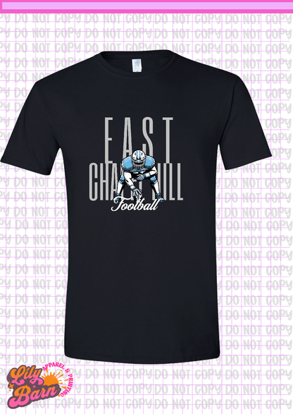 East Chapel Hill Football Stance T-Shirt