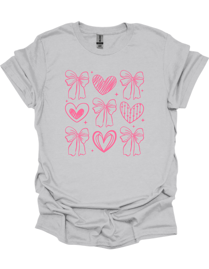 Pink Bow Coquette T-Shirt