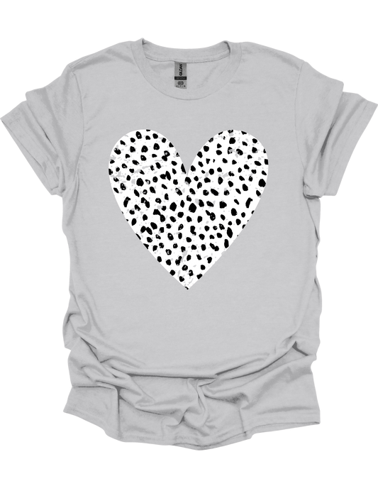 Polka Dot Heart T-Shirt