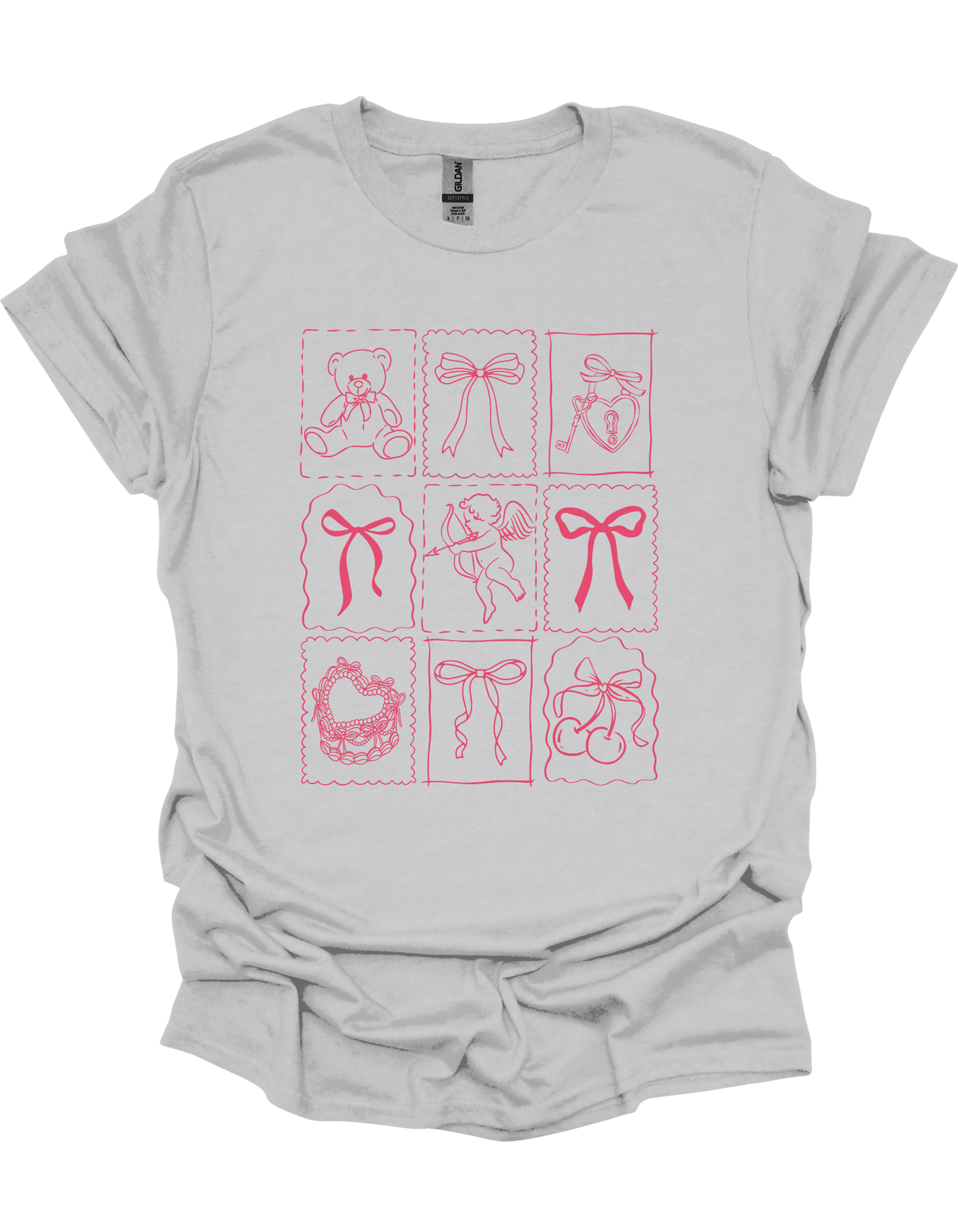 Valentine's Coquette Bow T-Shirt