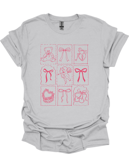 Valentine's Coquette Bow T-Shirt
