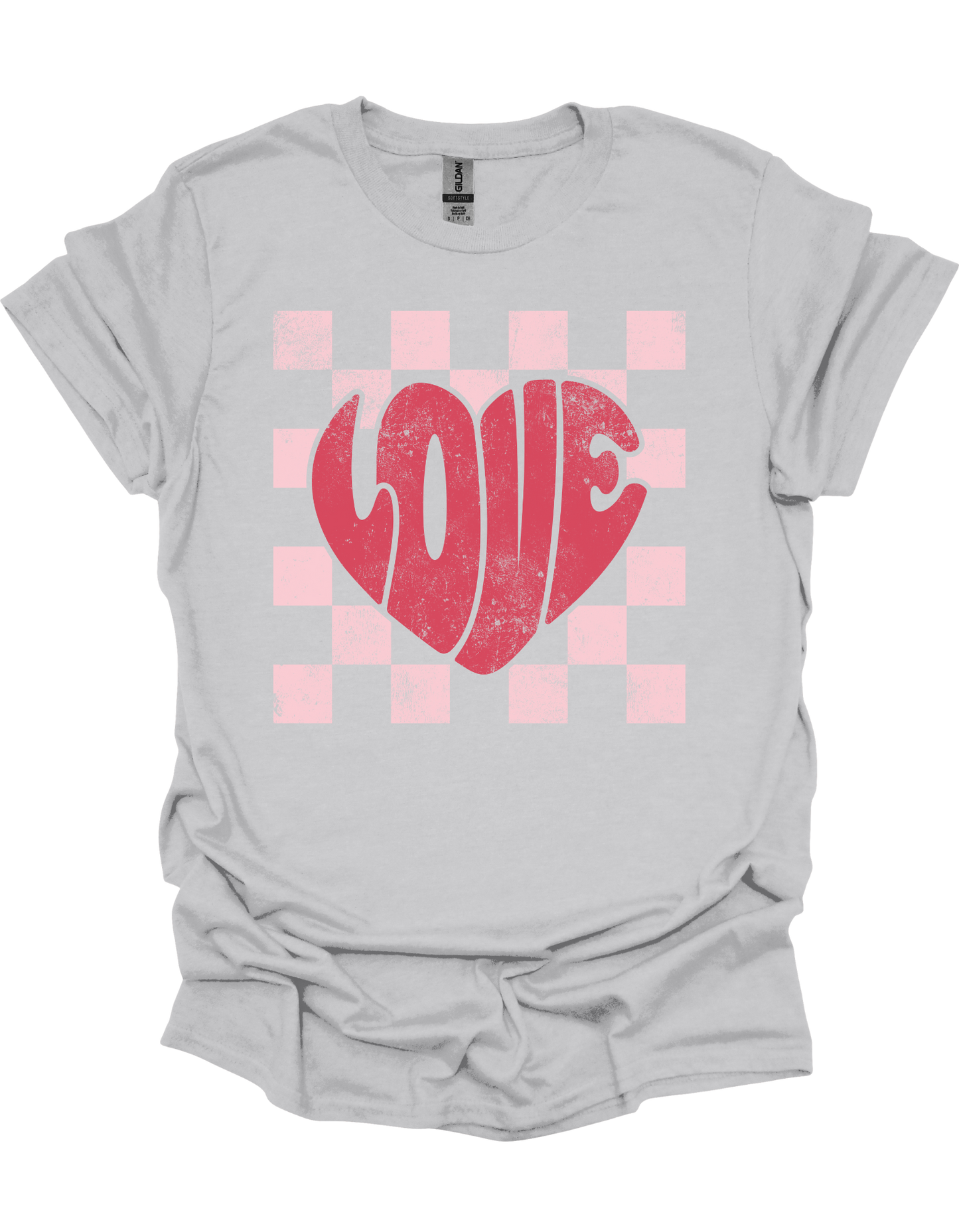 Checkered Love T-Shirt