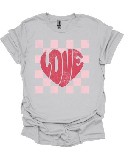 Checkered Love T-Shirt