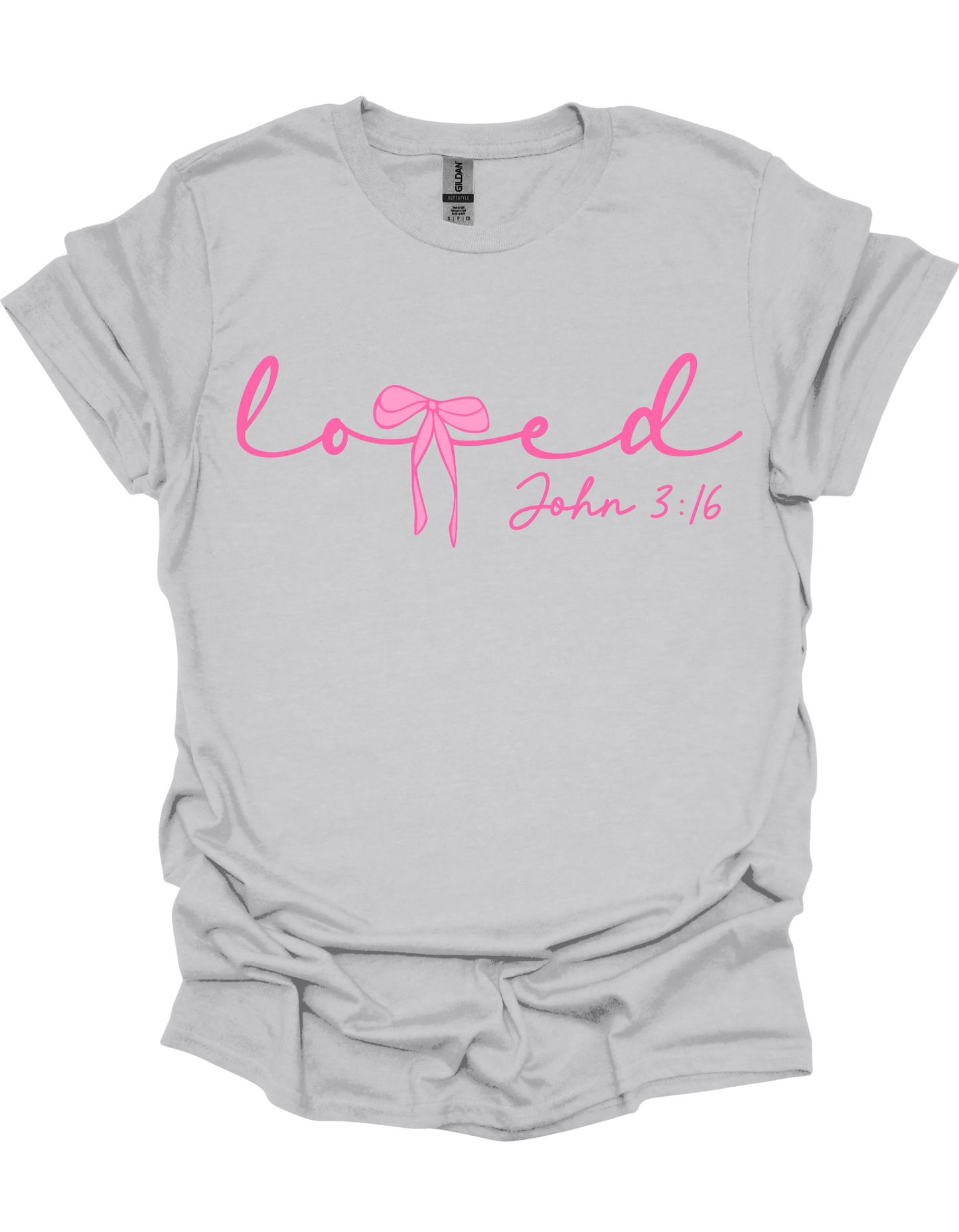 John 3:16 with Bows T-Shirt