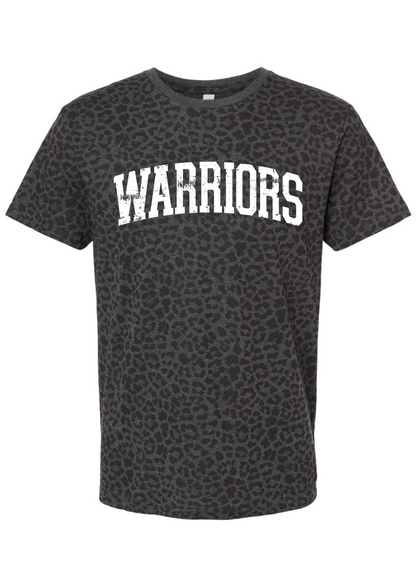 Warriors Grunge Leopard T-Shirt