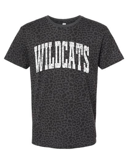 Wildcats Black Leopard T-Shirt