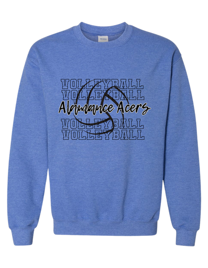 Alamance Acers Volleyball Classic Crewneck