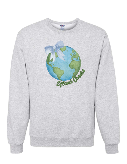 Efland Cheeks  Bow Globe Crewneck