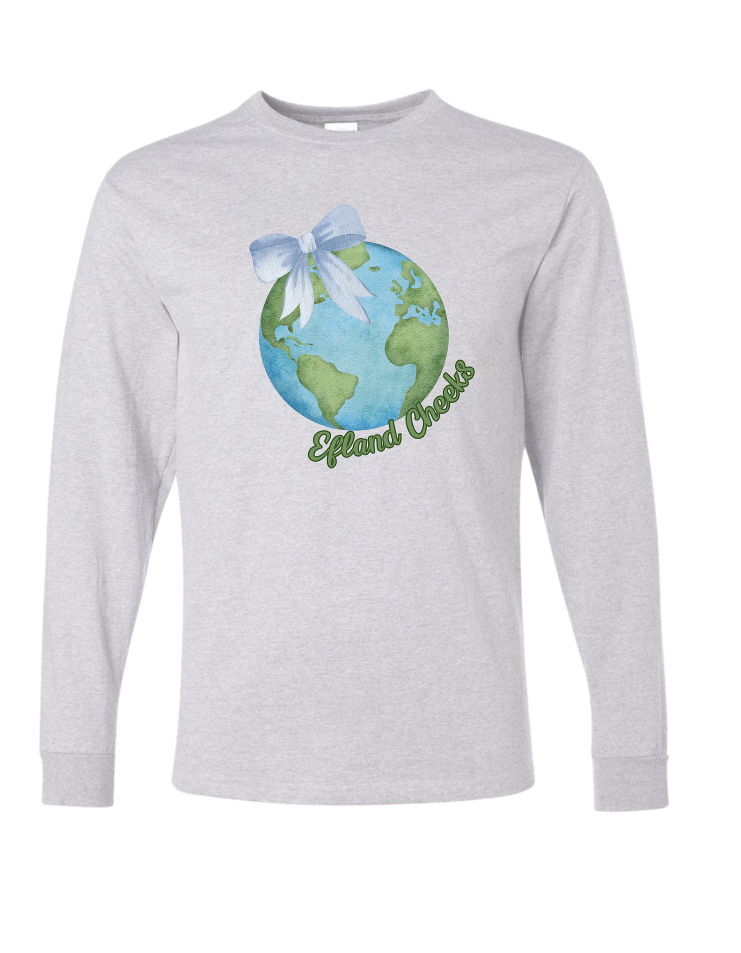 Efland Cheeks Bow Globe Long Sleeve Shirt