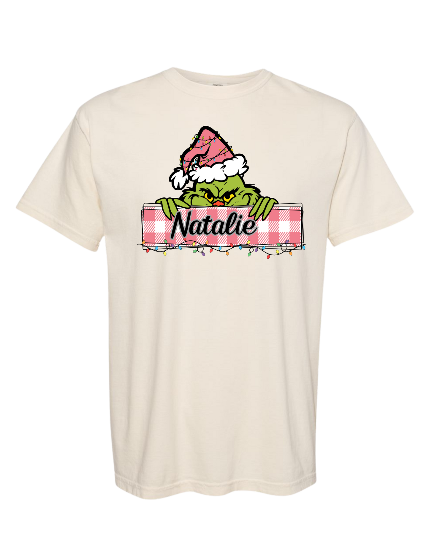 GIRLS Kids Grinch Name Custom Shirt