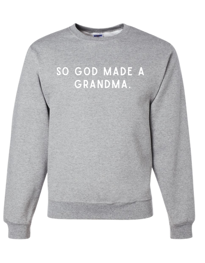 So GOD Made A CUSTOM Name Crewneck - READ DESCRIPTION
