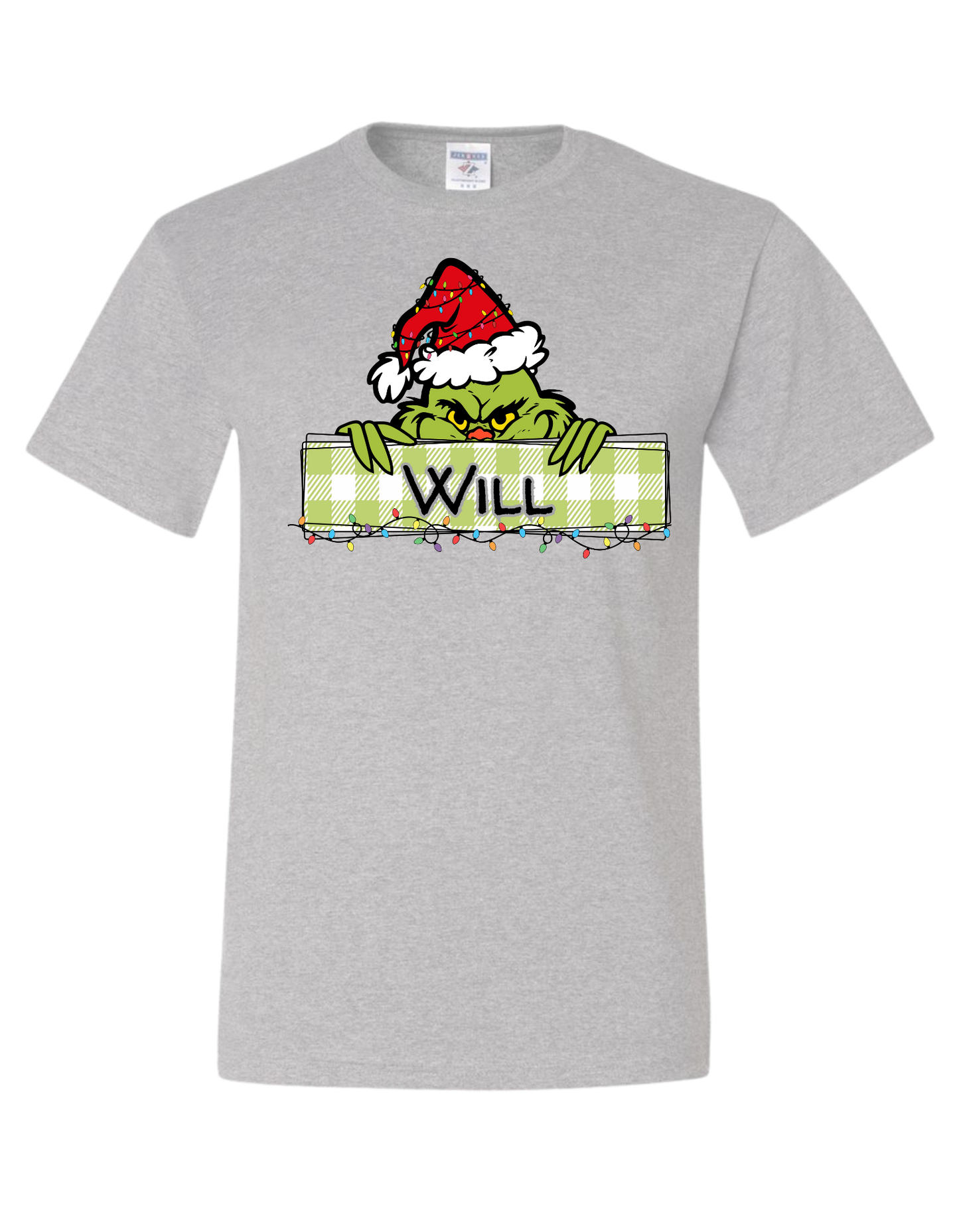 Boys Kids Grinch Name Custom Shirt