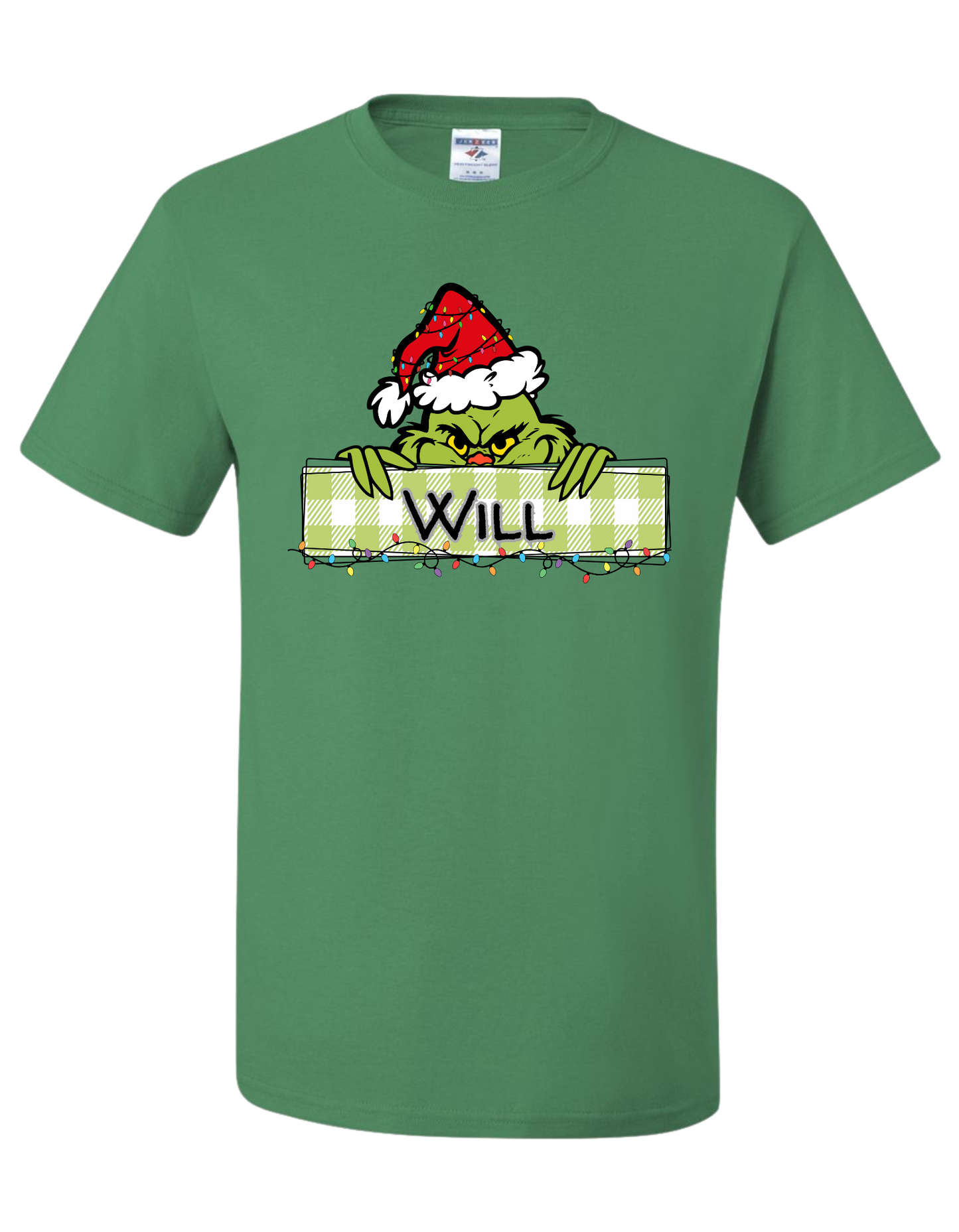 Boys Kids Grinch Name Custom Shirt