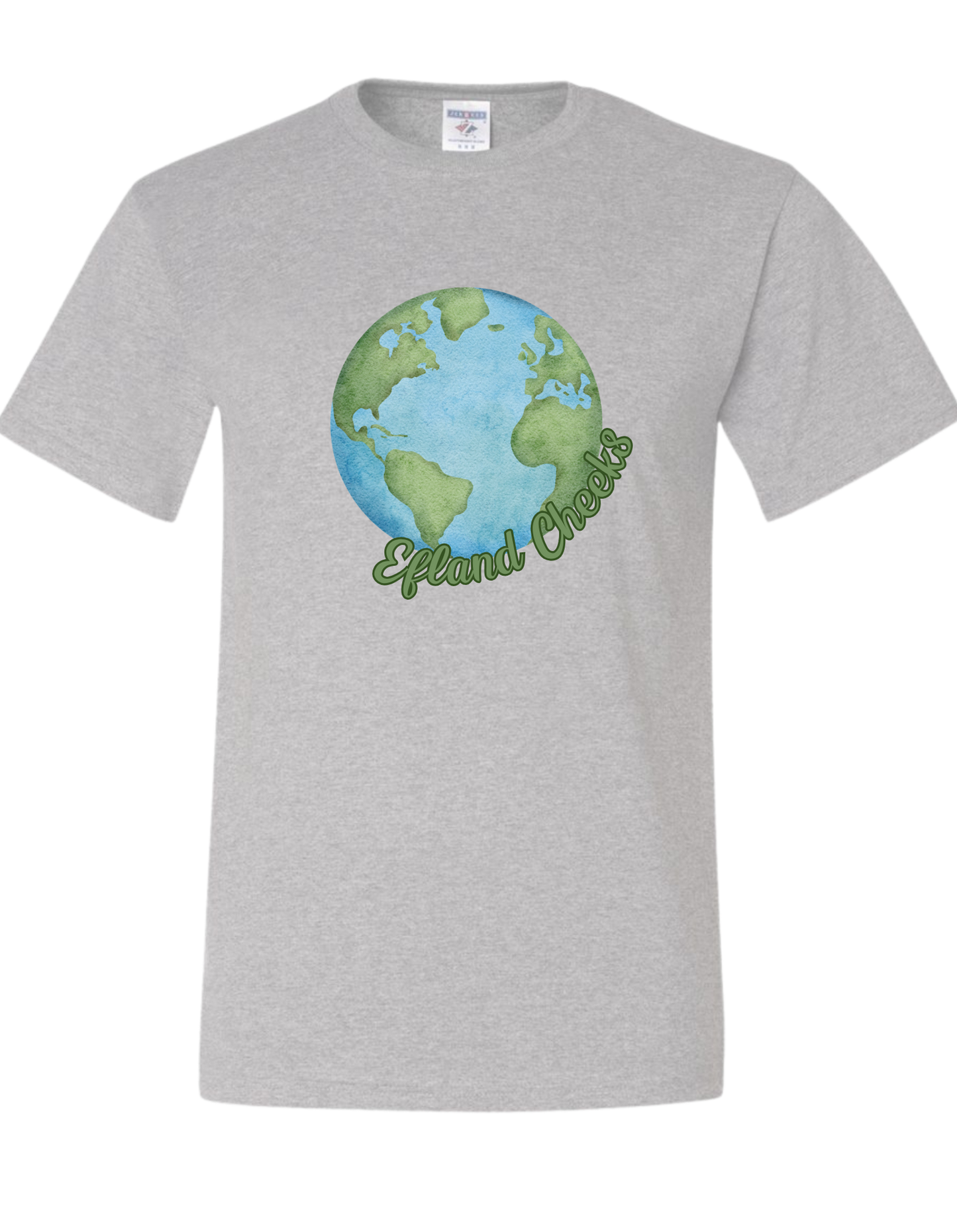 Efland Cheeks Globe with Wording T-Shirt