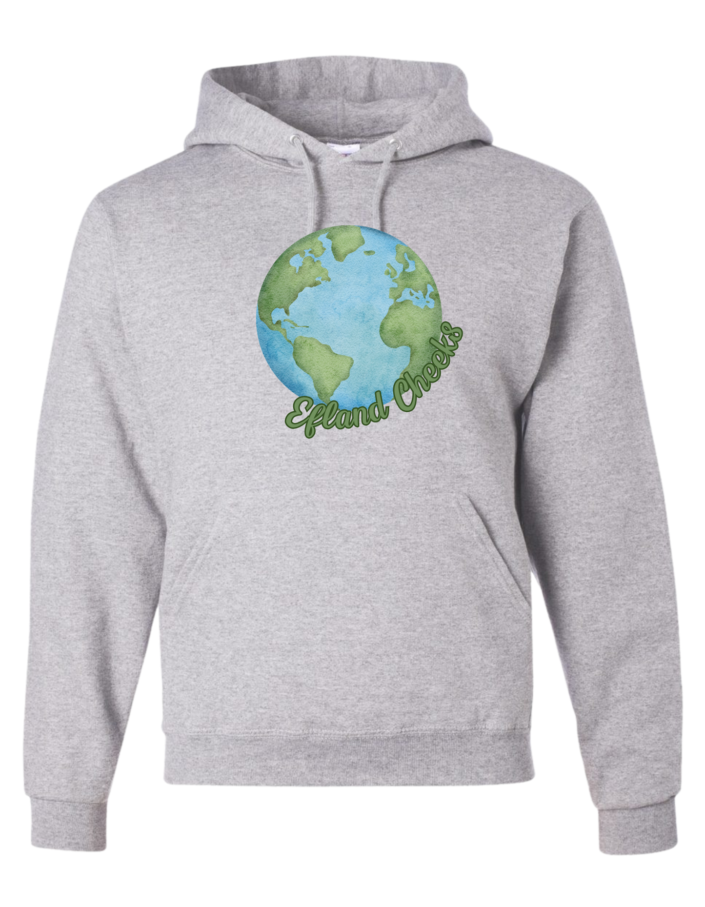 Efland Cheeks Globe with Words Hoodie