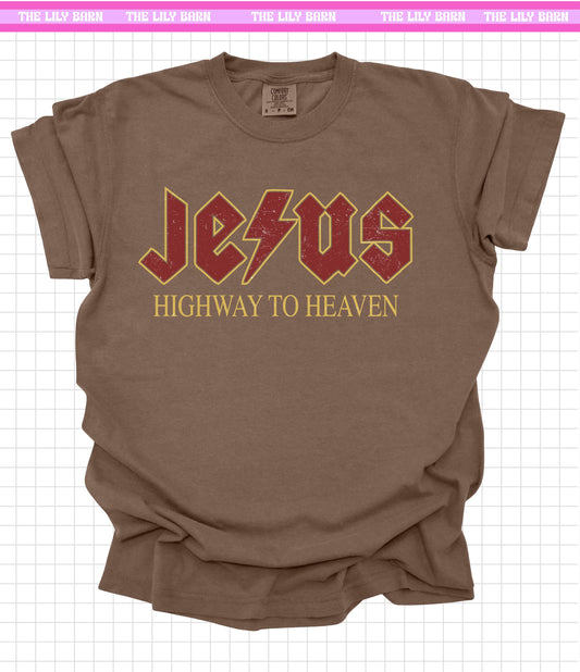 Jesus Is the Highway Comfort Color T-Shirt