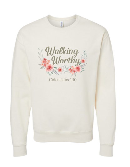 Walking Worthy Crewneck Sweatshirt