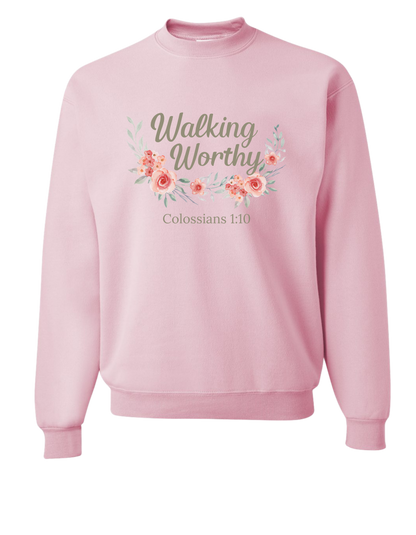 Walking Worthy Crewneck Sweatshirt