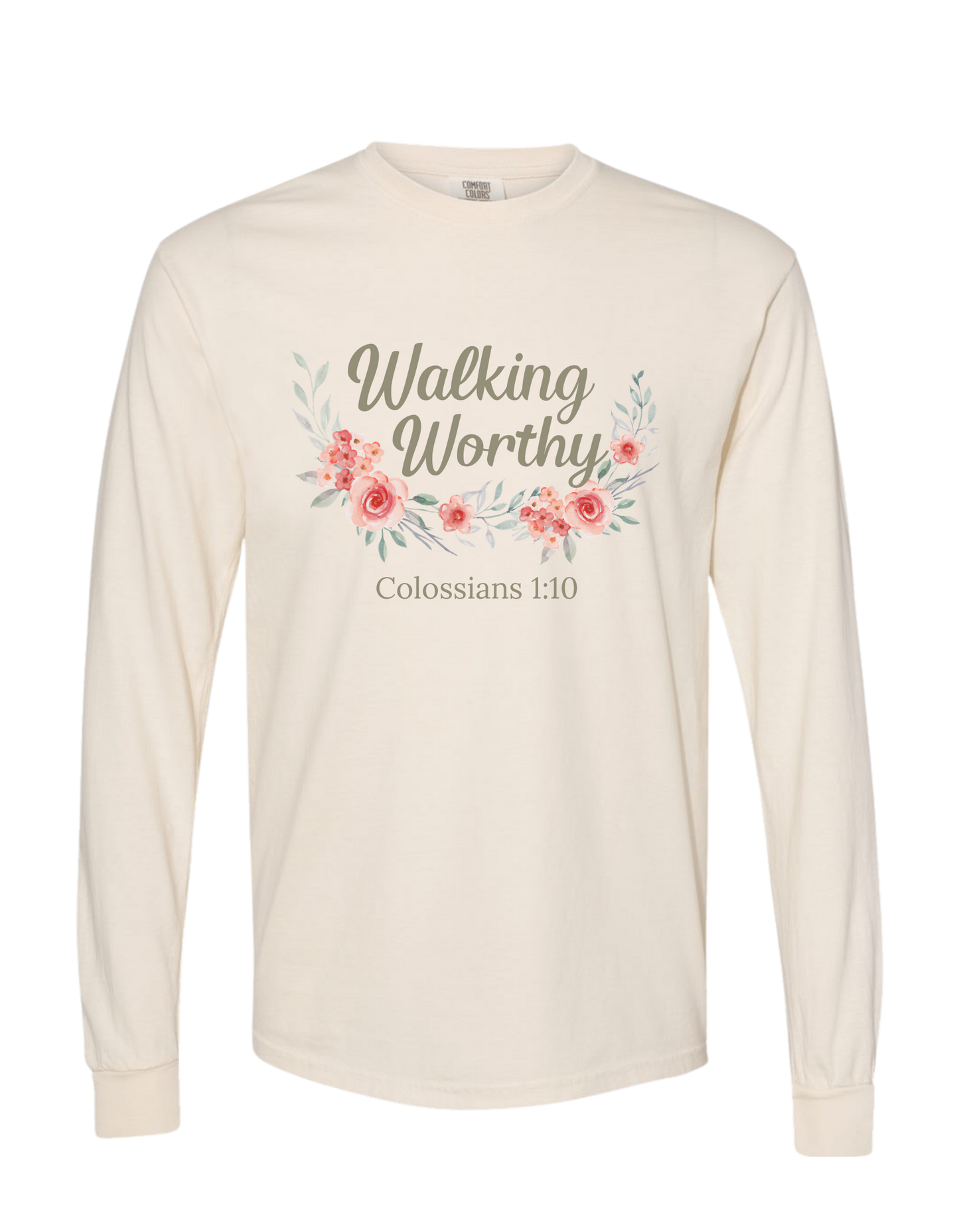 Walking Worthy Long Sleeve COMFORT COLOR Long Sleeve