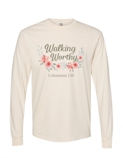 Walking Worthy Long Sleeve COMFORT COLOR Long Sleeve